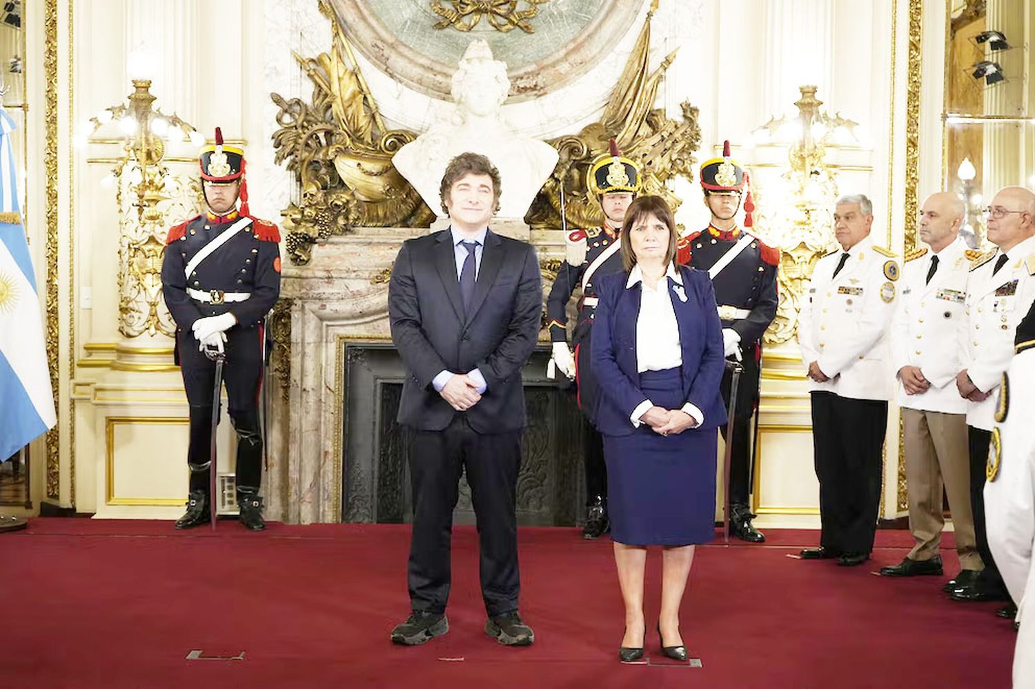 Milei anunciará cambios en la Policía Federal junto a Bullrich