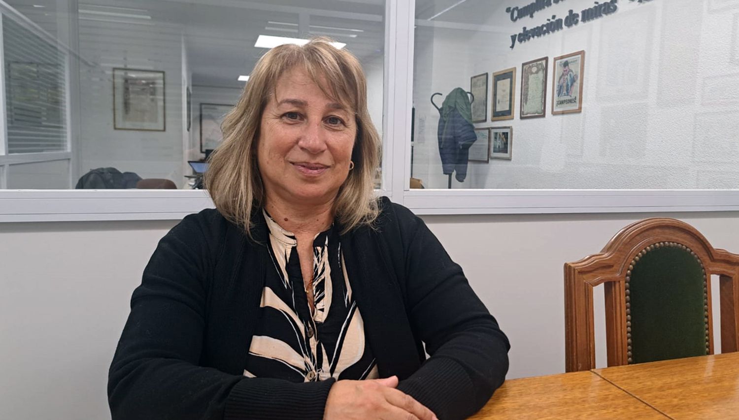 Marcela Mastrocola. Prosecretaria de la sede universitaria de Quequén