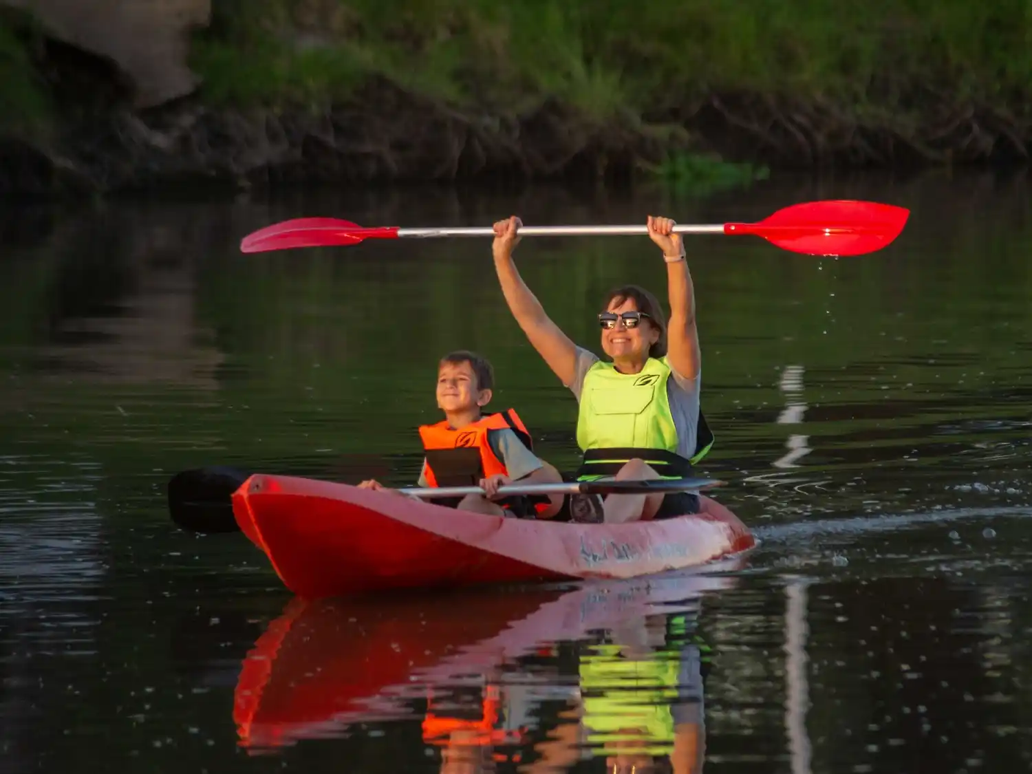 Kayak, otra de las actividades recreativas que se ofrecen en la temporada.