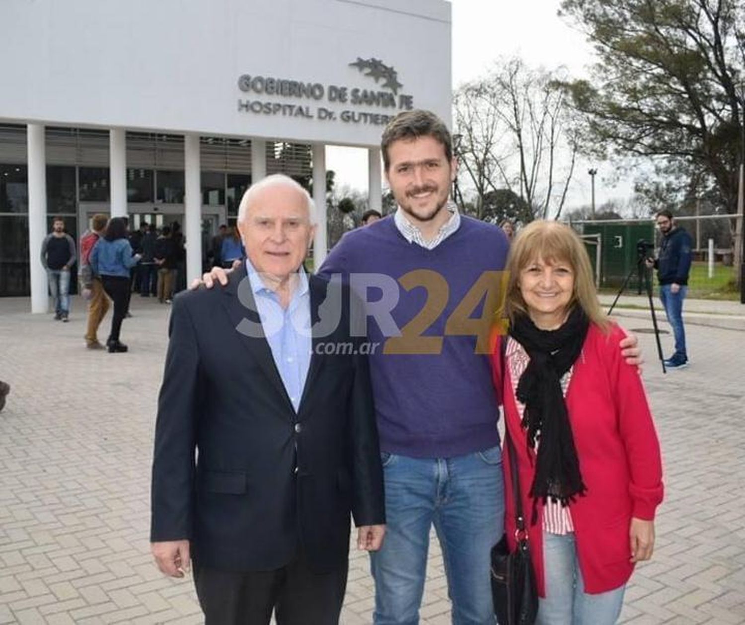 Mabel Caula y Leo Calaianov se despiden de Miguel Lifschitz