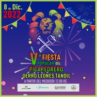 Con el show de Los del Fuego, se realizará la Fiesta del Picapedrero