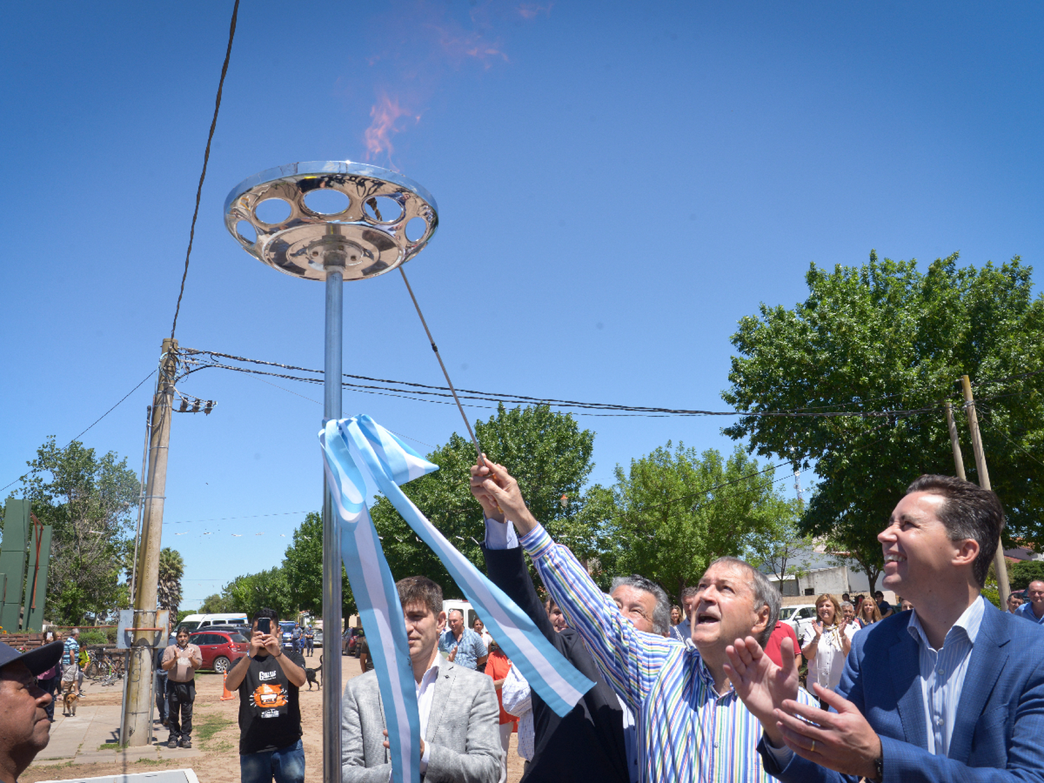 Gas natural, un sueño cumplido en cuatro nuevos pueblos de San Justo