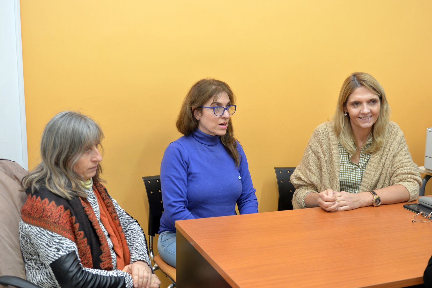 María, Marialba y Dina, de "El Andamio".