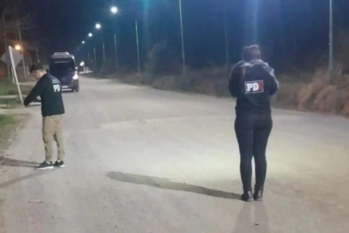 Personal policial realizó peritajes en la escena del suceso