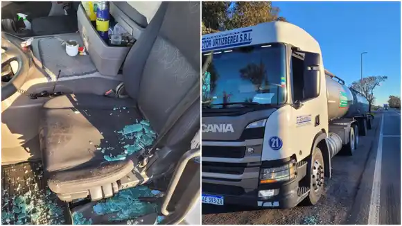 Alerta en la Ruta 5: preocupación por la ola de ataques con piedras a vehículos a la altura de Chivilcoy