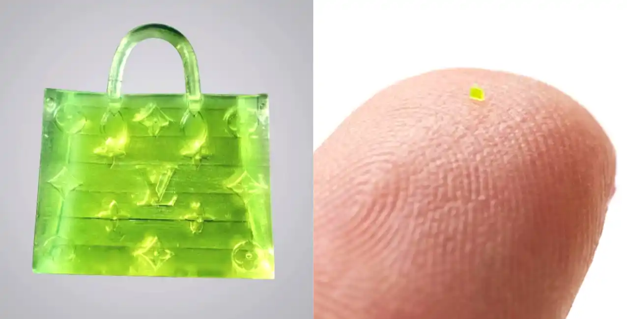 Louis Vuitton creó una cartera microscópica: las imágenes que causaron furor