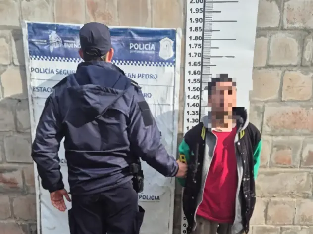 El joven fue llevado a la Comisaría local.