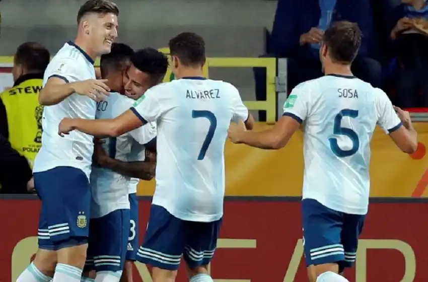 Debut y goleada para la Selección Argentina