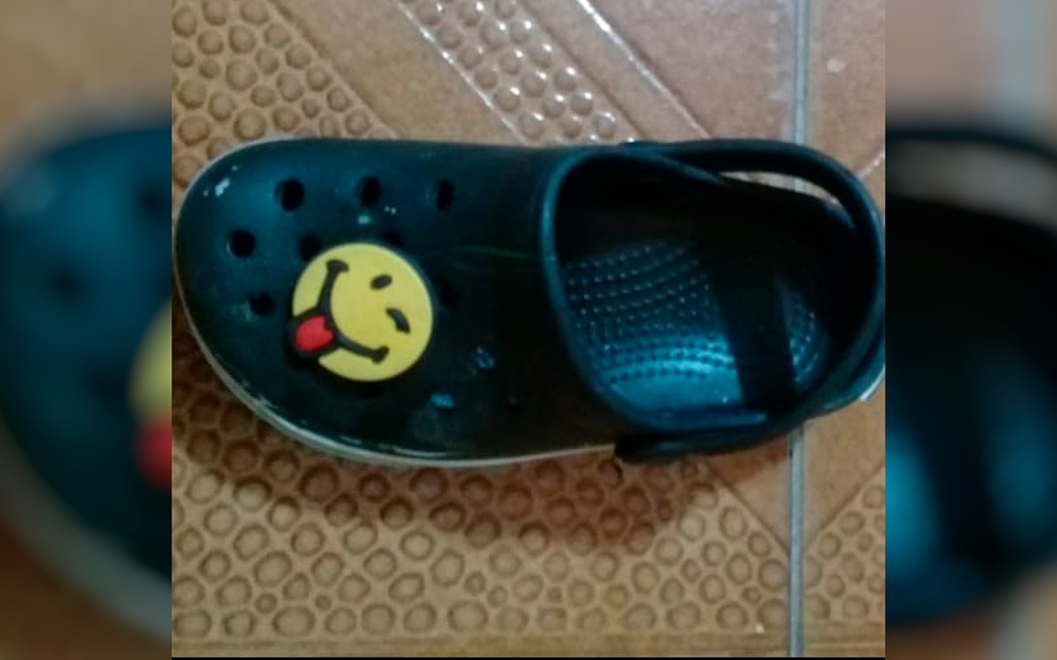 Crocs encontrada en Alvear y Bottaro