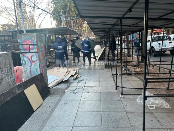 Desarman feria de artesanos de la Diagonal para desalentar la inseguridad