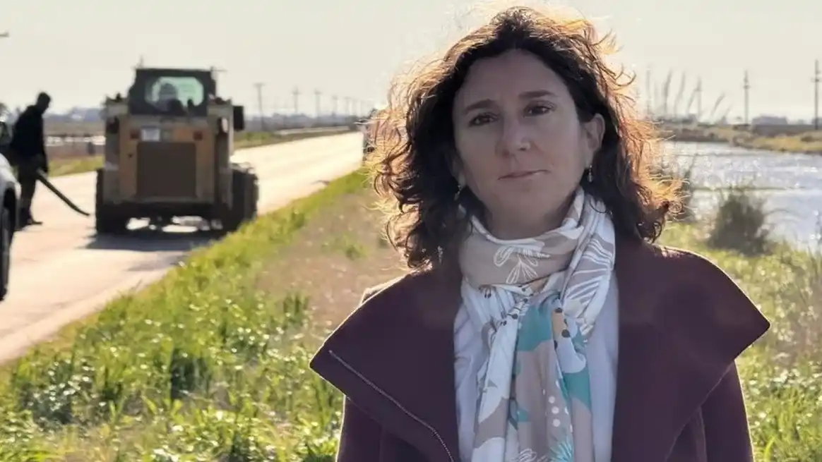 La senadora estuvo presente en el inicio de los trabajos.