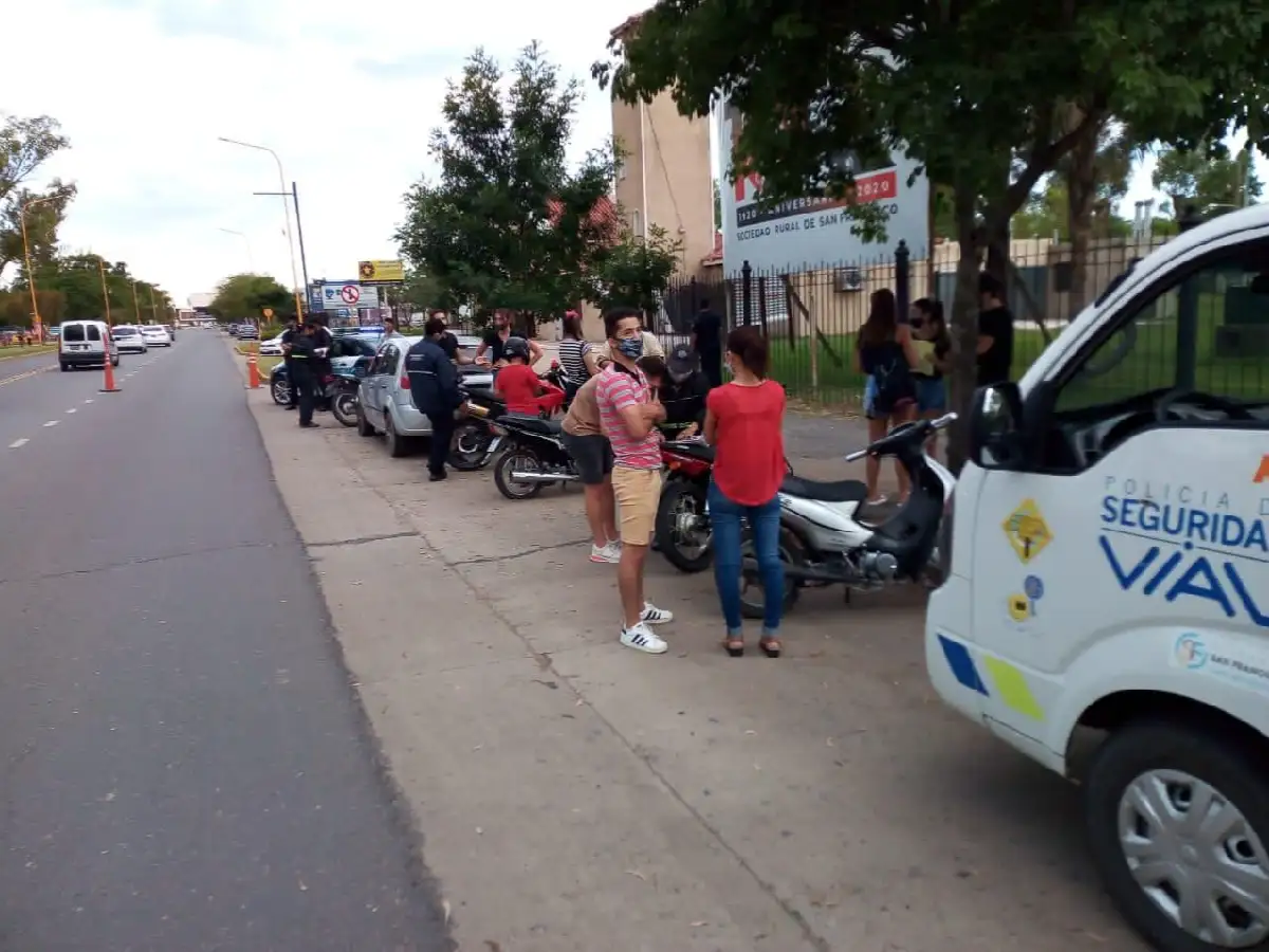 En tres días la municipalidad retuvo 45 motos en los controles