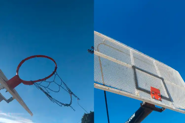 Playón de Banfield: rompen y roban los aros de básquet