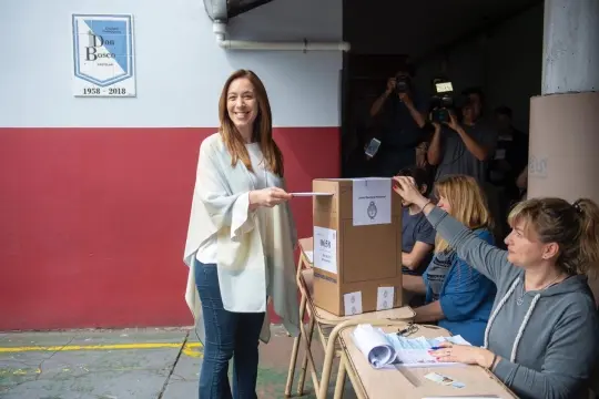 Vidal votó y dijo que ella «nunca» pierde las esperanzas