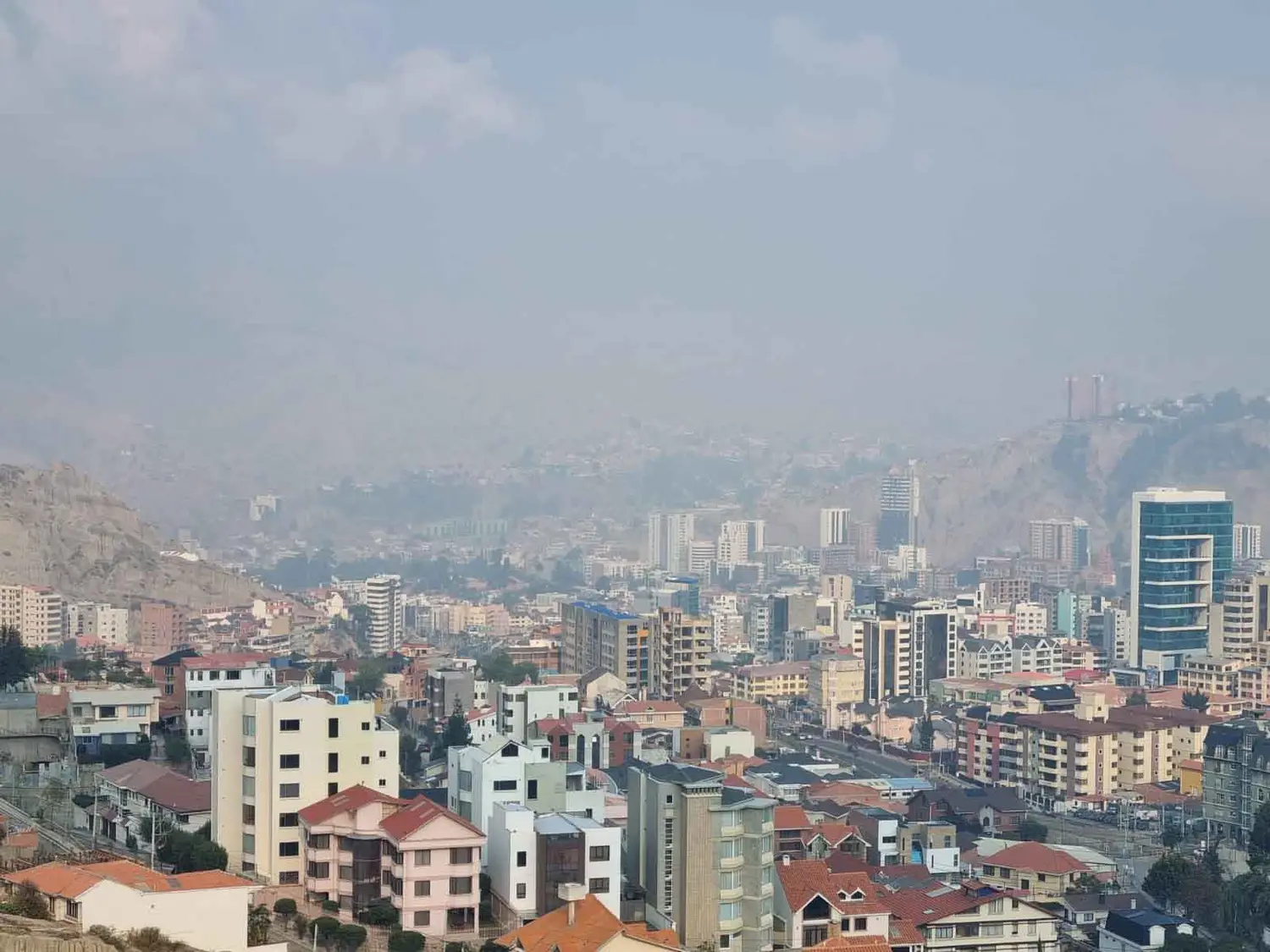 La Paz sufre una de las peores crisis de contaminación por el humo de incendios
