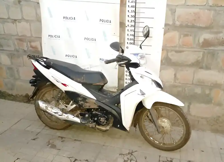 La moto fue restituida a su propietario.