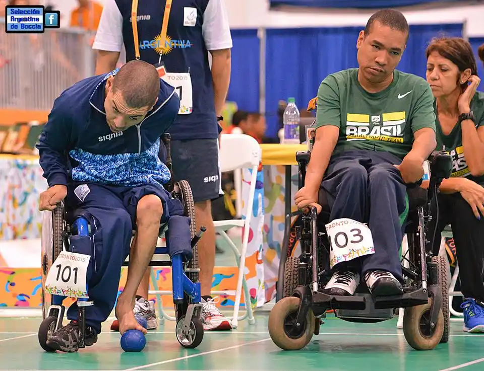 Mauricio Ibarbure en la competencia semifinal. 