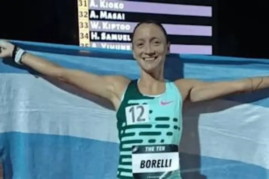 Récord Sudamericano para Florencia Borelli en los 10 mil metros