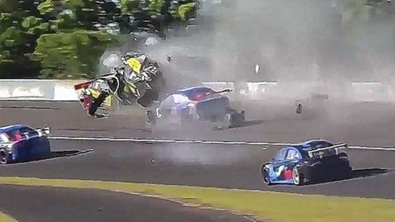 El Dipy provocó un múltiple accidente en el Top Race Junior