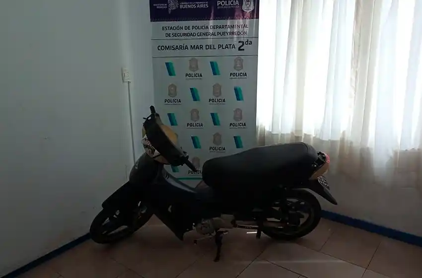 Tambor yugado, clave para determinar que había robado la moto