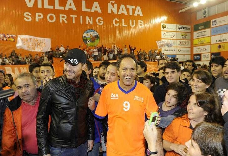 Tras la polémica en Showmatch, Scioli y Tinelli se mostraron juntos en Tigre