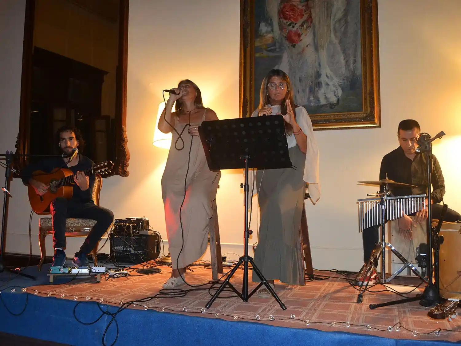 El dúo Gervasoni - Tamaño deleitó  con el concierto “Sol de Noche”