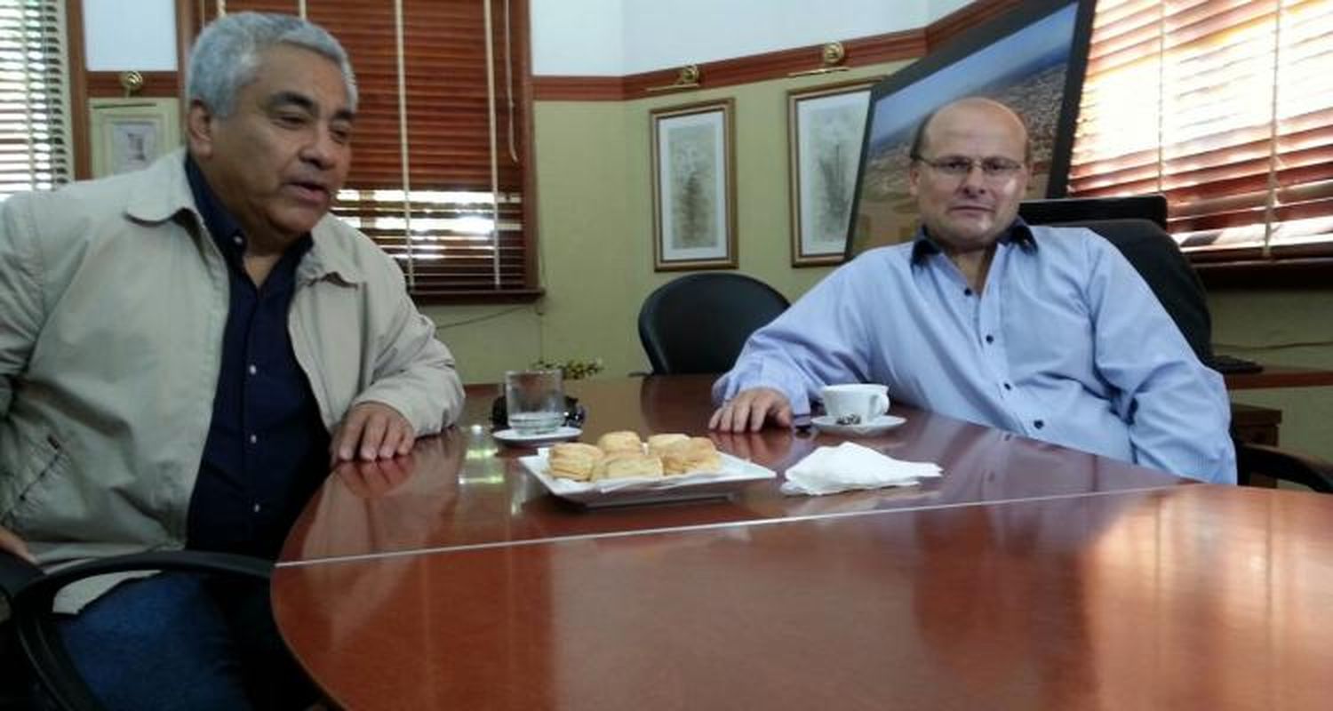 Giovanettoni recibió a Salazar en su despacho