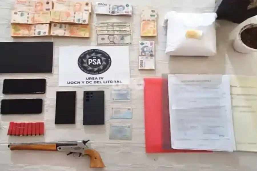 La Policía Aeroportuaria desbarató en Santa Fe una organización narcocriminal