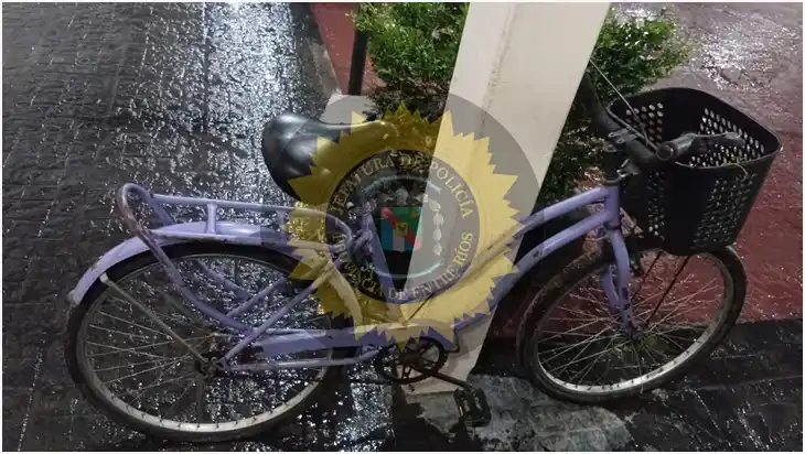 Detuvieron a un hombre y recuperaron una bicicleta robada en Villaguay