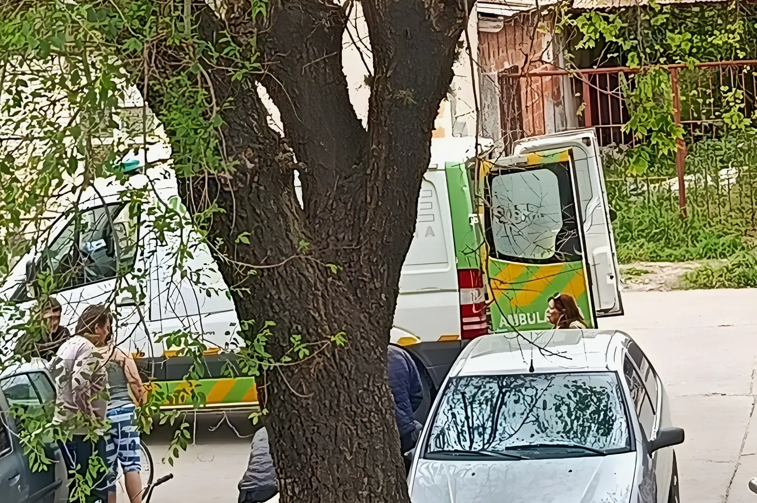 El apuñalado fue trasladado al Hospital desde el Fonavi.