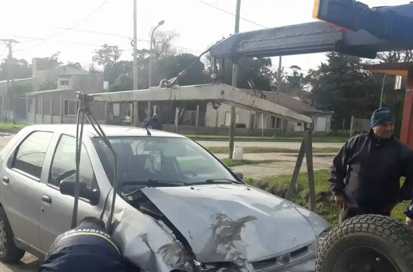 Chocó y se fugó: tenía el triple de alcohol en sangre de lo permitido