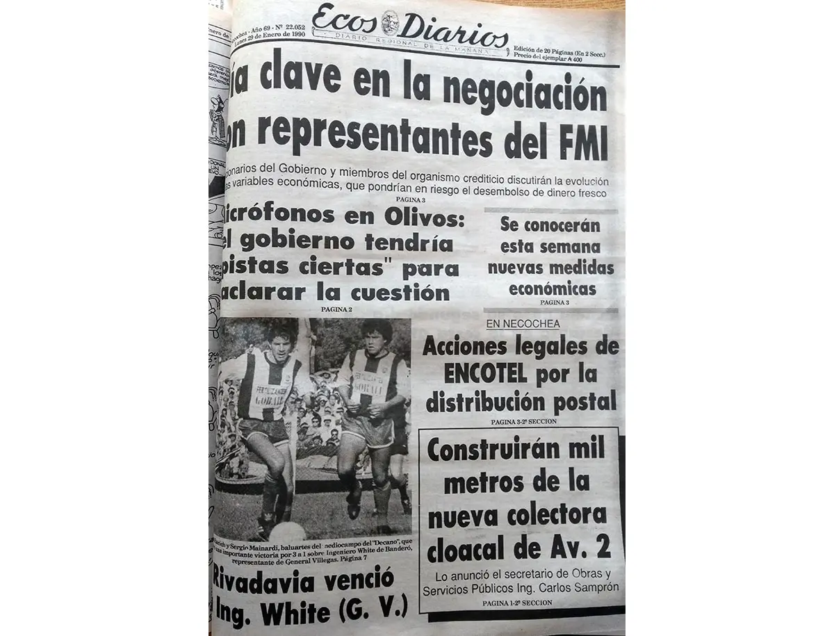 Lunes 29 de enero de 1990