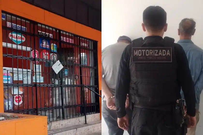 Dos detenidos por entrar a robar en un comercio en zona noroeste