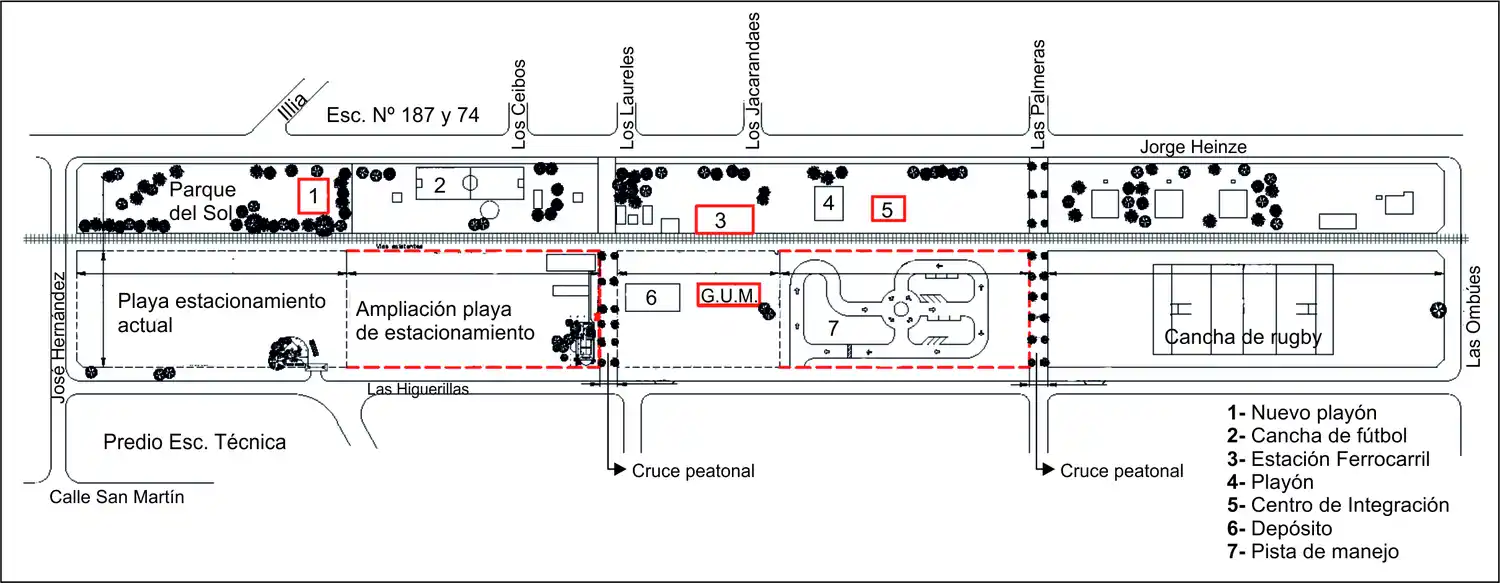 Un proyecto que busca integrar el predio de la ex estación del ferrocarril a la trama urbana