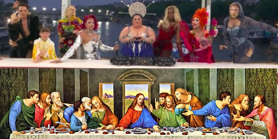 La representación de la Última Cena