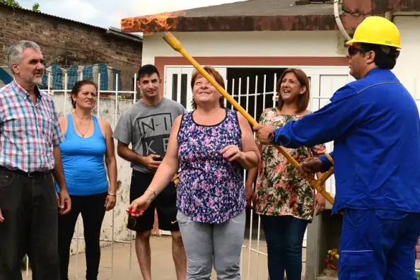 Santo Tomé: se habilitó la ampliación de la red de gas natural para 127 familias
