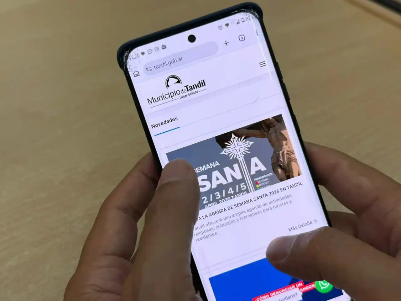 La agenda completa de Semana Santa en Tandil se podrá consultar a través del sitio web del Municipio.