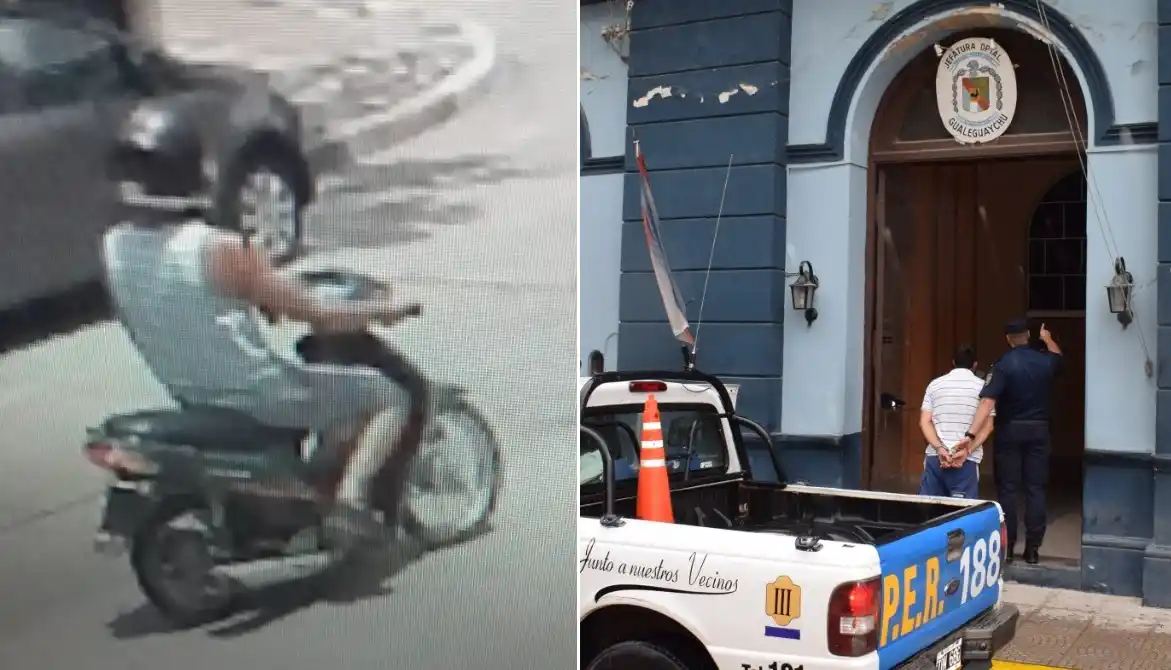 Fue detenido un motochorro que era intensamente buscado