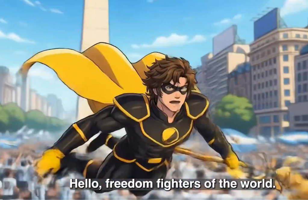 Milei lanzó sus redes en inglés