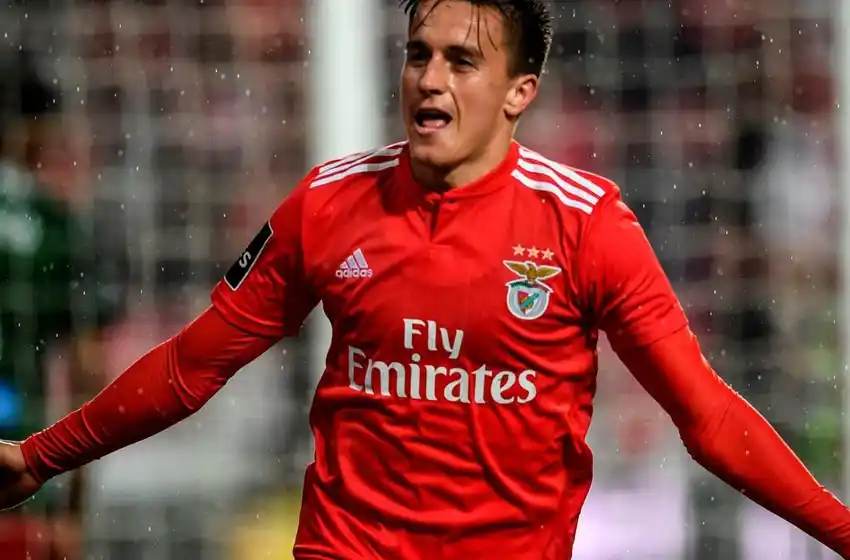Cervi marcó un doblete y Benfica lidera la Primeira Liga