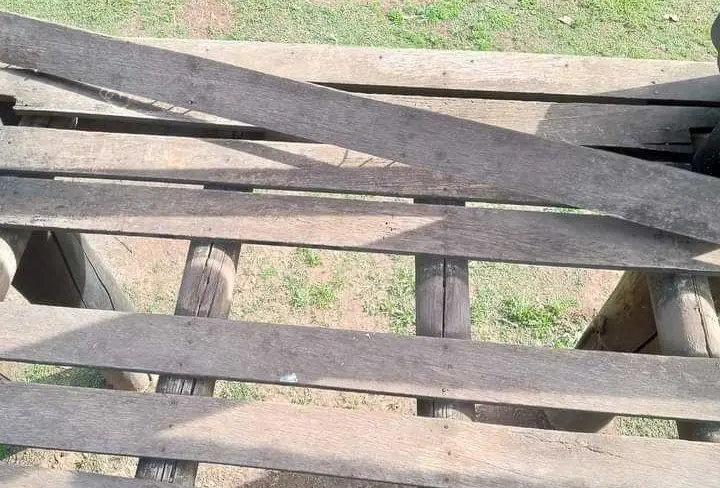 La vecina se queja por el estado de los juegos de la plaza de La Amistad destinados a los niños.