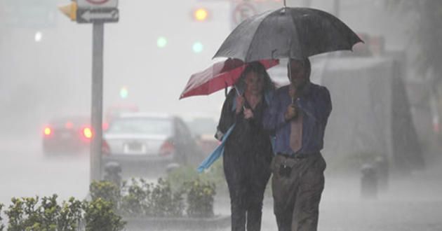 Alerta meteorológico con probabilidad de granizo