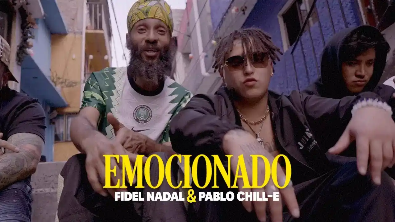 Fidel Nadal comparte su emoción con el rapero Pablo Chill-e