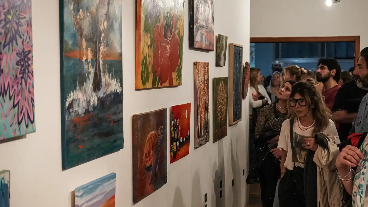 Inauguración. La muestra permaneció todo el mes de octubre en el Centro Cultural