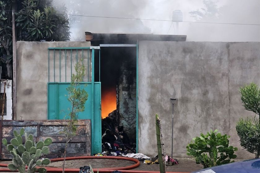 Una casa de zona norte se incendió e investigan la causa