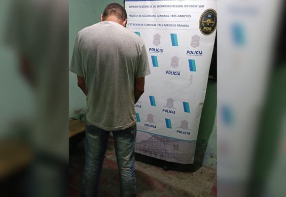 Aprehendido por agresiones y amenazas a su pareja
