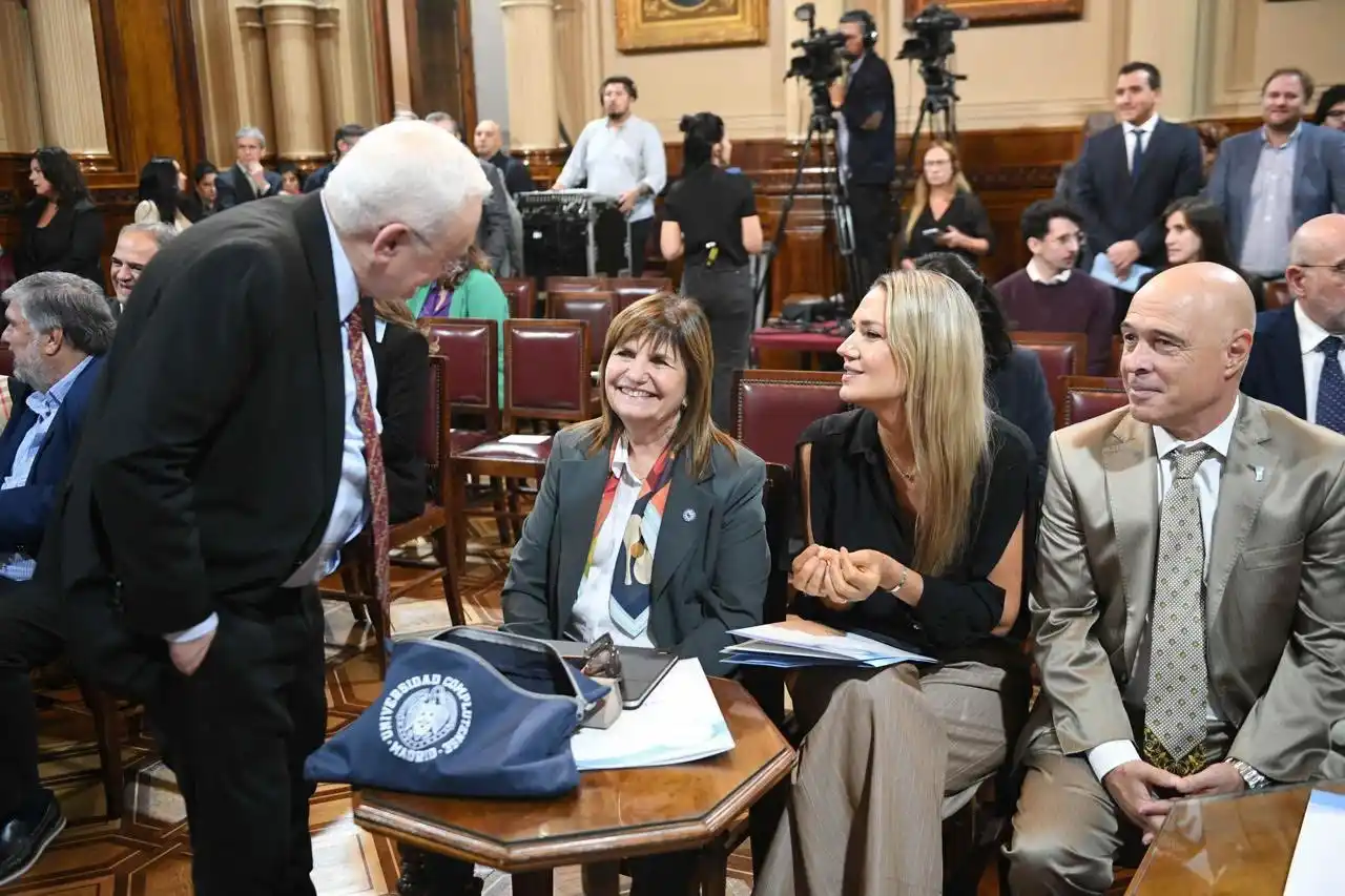Bullrich y Losada en el Senado.