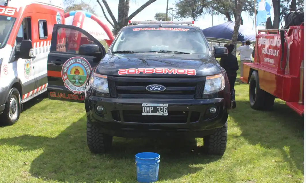 Rural 2023: Bomberos exhibe su flamante adquisición