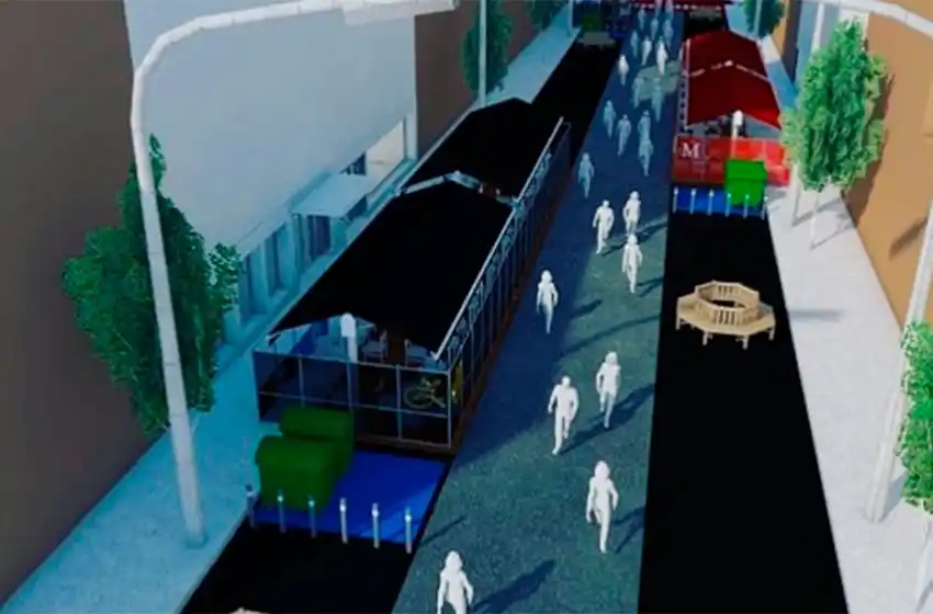 A partir de hoy comienza a funcionar el corredor gastronómico de Diagonal Pueyrredon