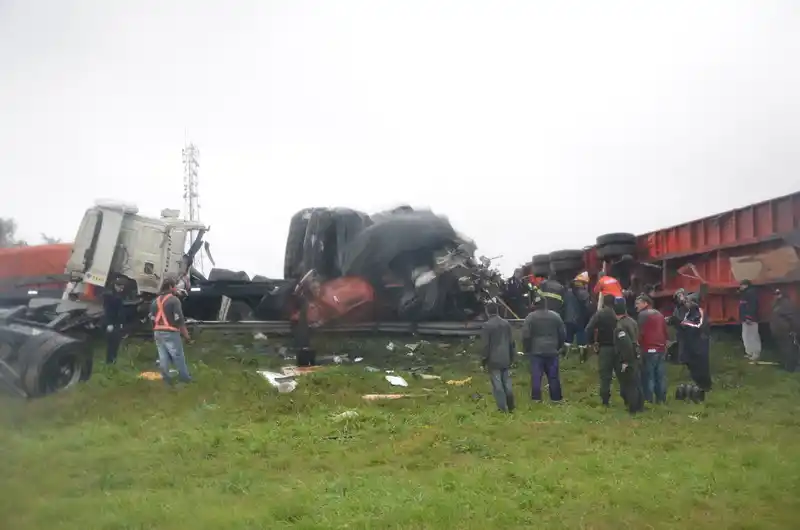 Accidente en Ruta 9: Levantaron el corte en Campana